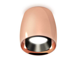 Комплект накладного светильника Ambrella light Techno Spot XS1144001 PPG/PBK золото розовое полированное/черный полированный (C1144, N7031)