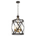 Подвесная люстра Lumina Deco Astila LDP 1242-3 BK+MD