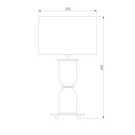 Настольная лампа Eurosvet Caprera 01153/1 никель