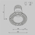 Встраиваемый светильник Maytoni Technical Downlight Dip DL120-10W-3K-TRS-B