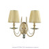 Бра Crystal Lux Victoria AP2 Gold/Amber