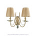 Бра Crystal Lux Victoria AP2 Gold/Amber