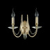 Бра Crystal Lux Victoria AP2 Gold/Amber
