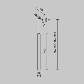 Трековый светильник Maytoni Technical EXILITY X Focus Led TR245-7W3K-B