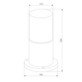 Уличный светильник Elektrostandard Roil 35125/S a055632