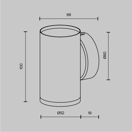 Бра Maytoni Technical Focus S C068WL-01B