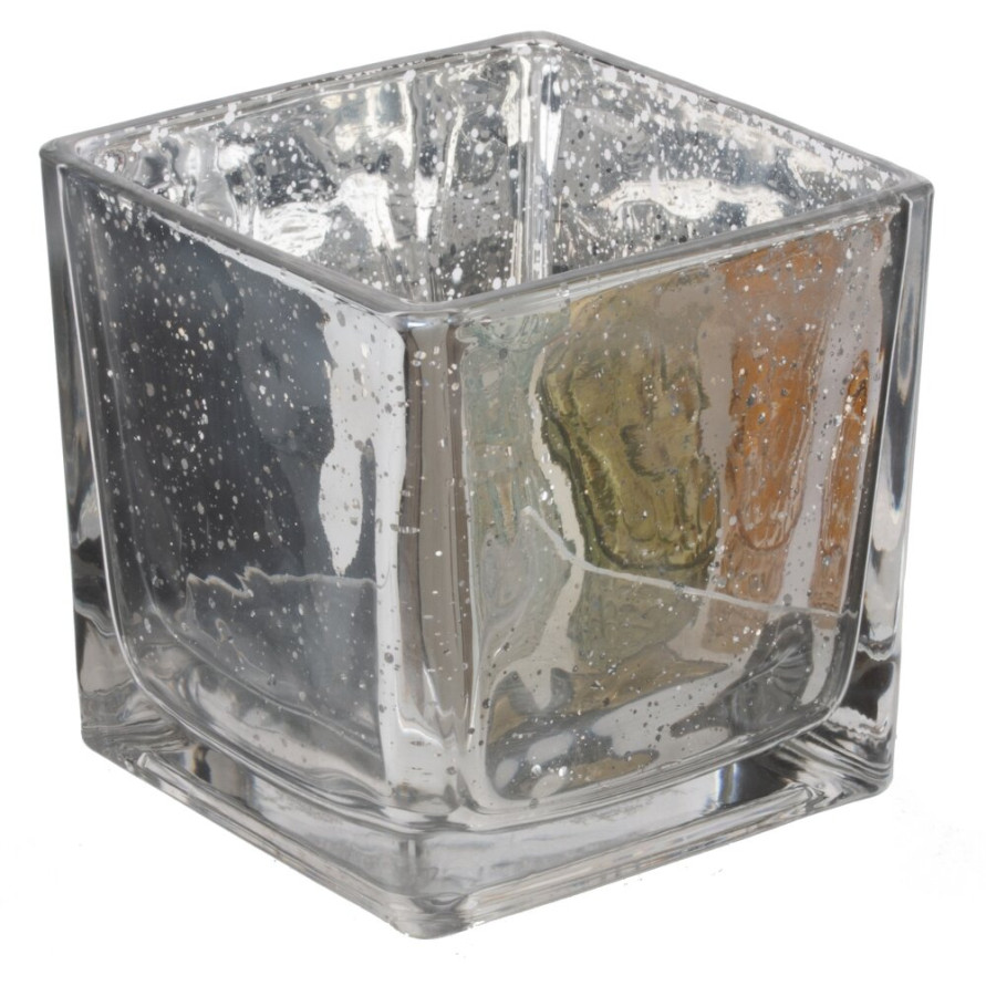 Подсвечник, L10 W10 H10 см, 2в.