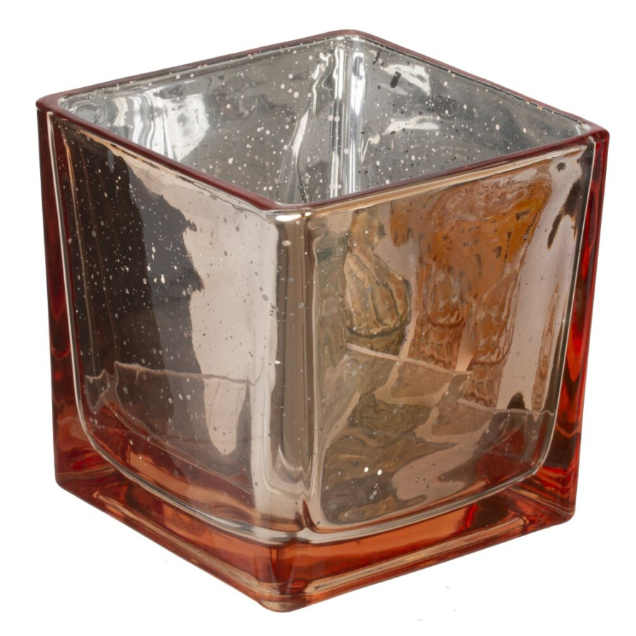 Подсвечник, L10 W10 H10 см, 2в.