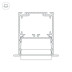 Профиль встраиваемый Arlight SL-Linia52-3L-F-2000 Anod Black 044685
