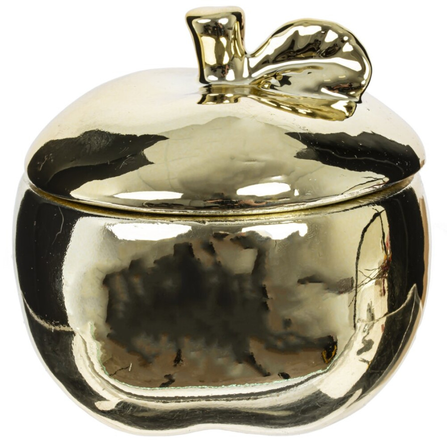 Шкатулка &quot;Яблоко&quot;, L9 W9 H8,5 см, 2в.