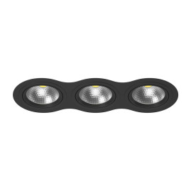 Комплект из светильника и рамки Lightstar Intero 111 (217937+217907+217907+217907) i937070707