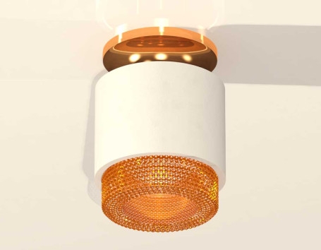 Комплект накладного светильника Ambrella light Techno Spot XS7510122 SWH/CF белый песок/кофе (N7929, C7510, N7195)