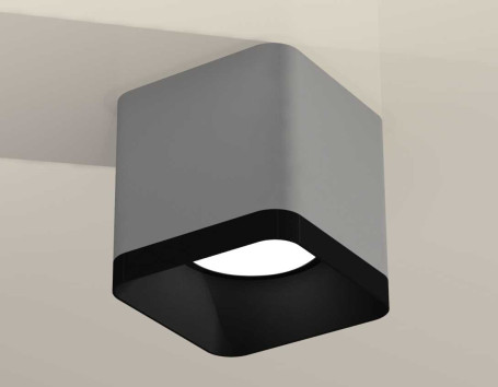 Комплект накладного светильника Ambrella light Techno Spot XS7807002 SGR/SBK серый песок/черный песок (C7807, N7702)