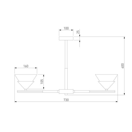 Потолочная люстра Eurosvet Rylee 70138/6 хром
