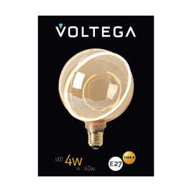 Лампа светодиодная филаментная Voltega 271 E27 4W 1800K янтарная 8590