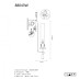 Бра iLamp Thor 88043W BR