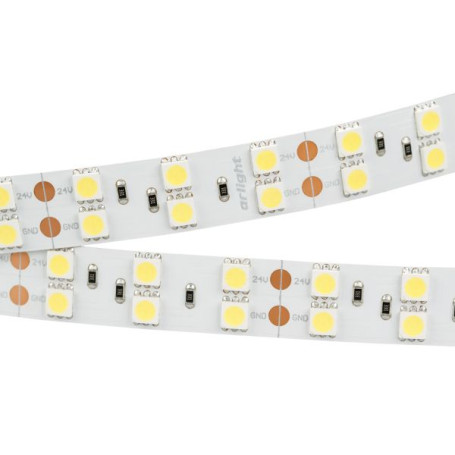 Светодиодная лента Arlight 28,8W/m 120LED/m 5060SMD теплый белый 5M 011259(2)