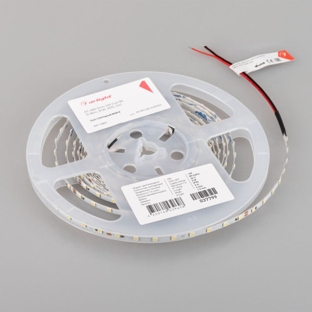 Светодиодная лента Arlight 5W/m 80LED/m 2835SMD холодный белый 5M RT-A80-5mm 24V Cool 8K 037799