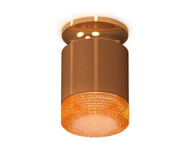 Комплект накладного светильника Ambrella light Techno Spot XS7404122 SCF/PYG/CF кофе песок/золото желтое полированное/кофе (N7929, C7404, N7195)