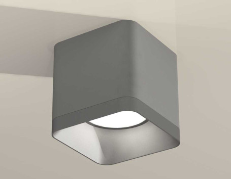 Комплект накладного светильника Ambrella light Techno Spot XS7807003 SGR/SSL серый песок/серебро песок (C7807, N7703)