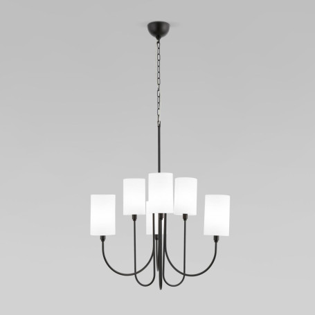 Подвесная люстра Eurosvet Abbey 60164/6 черный Smart