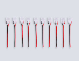 Соединитель гибкий односторонний AMBRELLA LIGHT ILLUMINATION COB 12/24V для лент 12mm (2 конт.) (10шт. в комплекте) GS7378