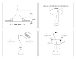 Встраиваемый светильник Ambrella light Techno Spot Standard Tech A8926