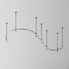 Шинопровод круглый из полукругов 1200мм Maytoni Technical FLARITY Busbar trunkings Flarity TRX154-2SR-D1200-B