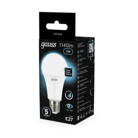 Лампа светодиодная Gauss E27 12W 4100K матовая 102502212