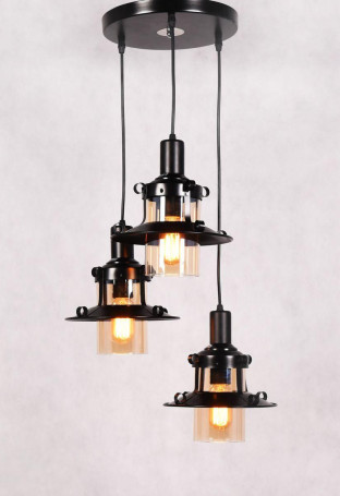 Подвесная люстра Lumina Deco Capri LDP 11328 B-3 BK