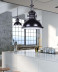 Подвесной светильник Lumina Deco Eligio LDP 6863-1 BK+WT