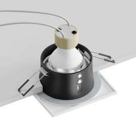 Встраиваемый светильник Hesby Lighting Nova IP44, 35Вт, GU10, белый HSBL_0136