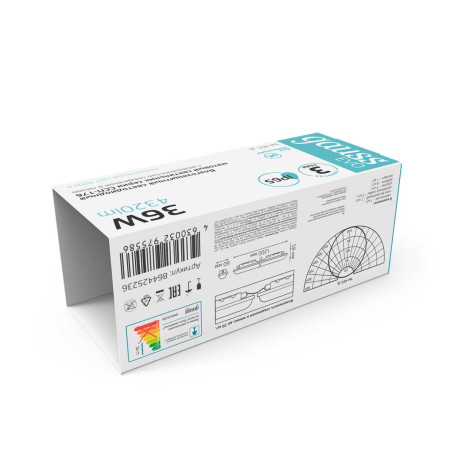 Настенно-потолочный светодиодный светильник Gauss ССП-176 Evo 864425236