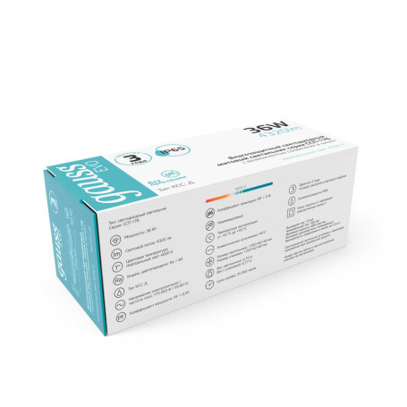 Настенно-потолочный светодиодный светильник Gauss ССП-176 Evo 864425236