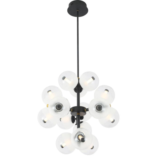 Люстра подвесная Alfa Light F1824-01 500*500*500+500mm LED/15W/3000K