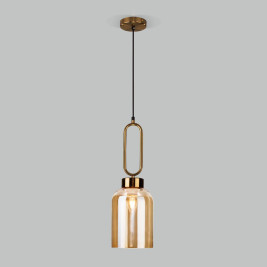 Подвесной светильник Eurosvet Flou 50229/1 янтарный