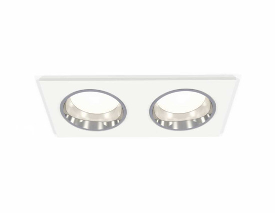 Комплект встраиваемого светильника Ambrella light Techno Spot XC6525003 SWH/PSL белый песок/серебро полированное (C6525, N6112)