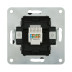 Розетка LK Studio компьютерная RJ-45 кат. 5е с накладкой (черный бархат) LK80 846108-1
