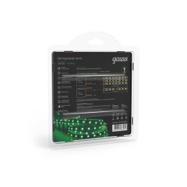 Светодиодная лента Gauss 4,8W/m 60LED/m 2835SMD зеленый 5M 312000605