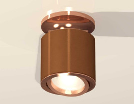Комплект накладного светильника Ambrella light Techno Spot XS7404140 SCF/PPG кофе песок/золото розовое полированное (N7930, C7404, N7005)