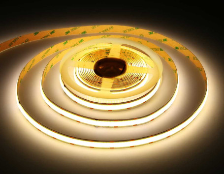 Светодиодная лента Ambrella Light GS4802 COB 616Led/19W m/ 24V IP20 4500K/ 5m*12mm*2mm (2 конт.) GS4802