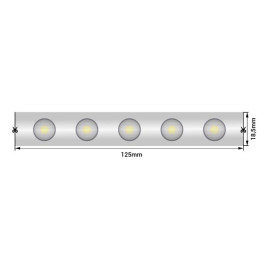 Светодиодная влагозащищенная лента SWG 18W/m 48LED/m 2835SMD дневной белый 5M SWG-248-24-NW20/45-67 008218
