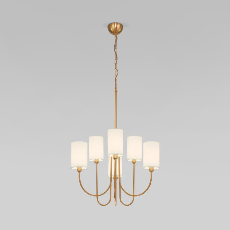 Подвесная люстра Eurosvet Abbey 60164/6 латунь Smart