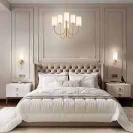 Подвесная люстра Eurosvet Abbey 60164/6 латунь Smart