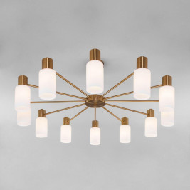 Потолочная люстра Eurosvet Vegga 70160/12 латунь Smart