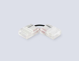 Соединитель угловой AMBRELLA LIGHT ILLUMINATION COB 12/24V для лент 12mm (2 конт.) (10шт. в комплекте) GS6871