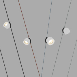 Трековый светодиодный светильник Denkirs Belty Spot DK5541-WH+BK