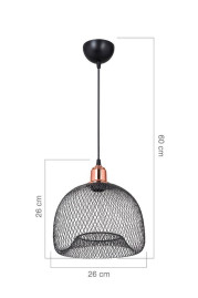 Подвесной светильник Toplight Bryanne TL1603H-01BK