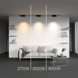 Трековый светодиодный светильник Maytoni Technical Levity Points Rot TR194-1-12W2.7K-M-B