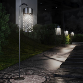 Садово-парковый светодиодный светильник Elektrostandard Ombra 35179/S черный a067899